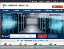 Tablet Screenshot of pegasohosting.net